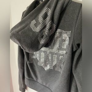 VS pink zip-up hoodie